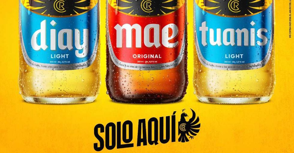 Imperial sustituye su logo por palabras como “mae” y “pura vida”