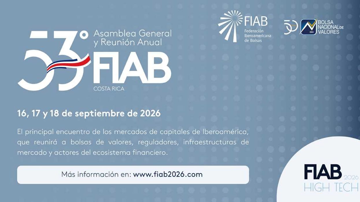 Costa Rica reunirá a 27 bolsas de valores de Iberoamérica para desarrollar una agenda sobre innovación, crecimiento e integración de los mercados