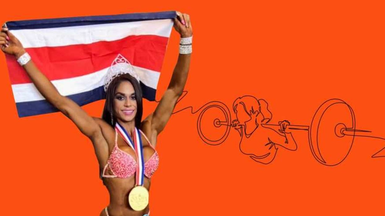 Natalia Prado es la primera fisicoculturista profesional tica en Wellness Pro
