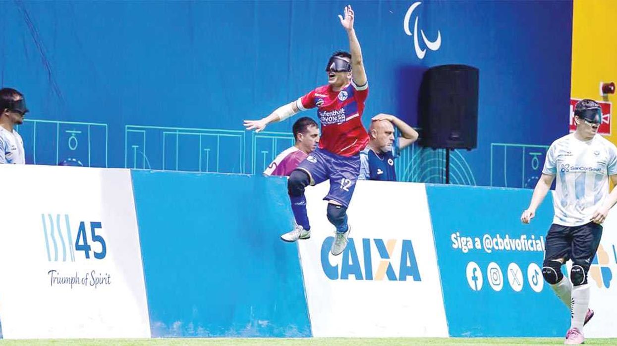 Tico termina como máximo goleador de la Copa América para ciegos
