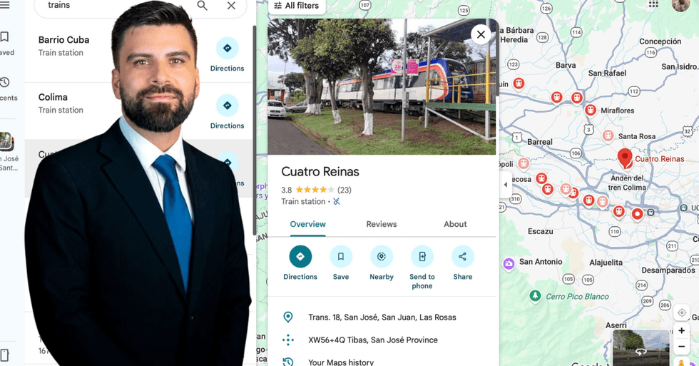 Horarios y llegada de trenes a cada estación se podrán revisar por Google Maps en tiempo real