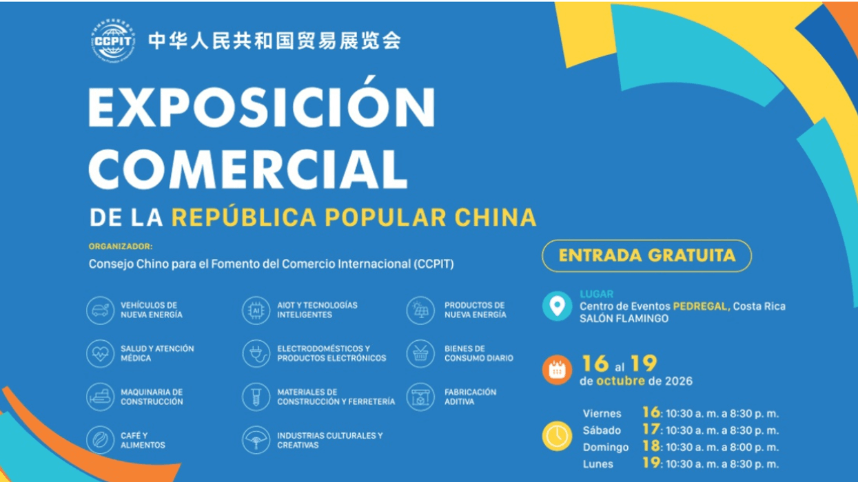 55 empresas de China y cientos de productos serán parte de exposición comercial en Costa Rica