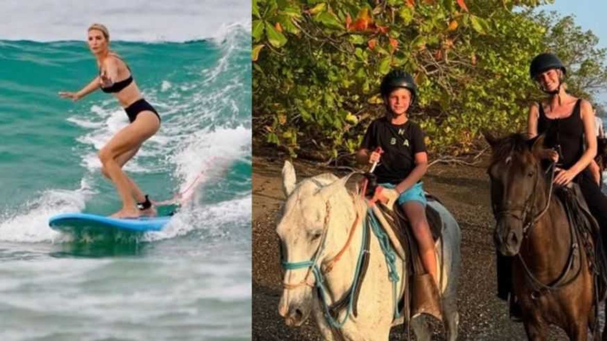 Ivanka Trump vuelve a surfear en Costa Rica