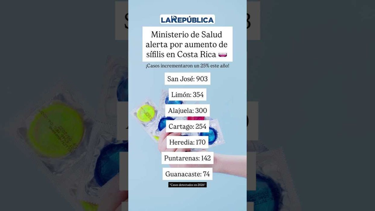 Los casos de sífilis registraron un aumento de 25,47% en Costa Rica