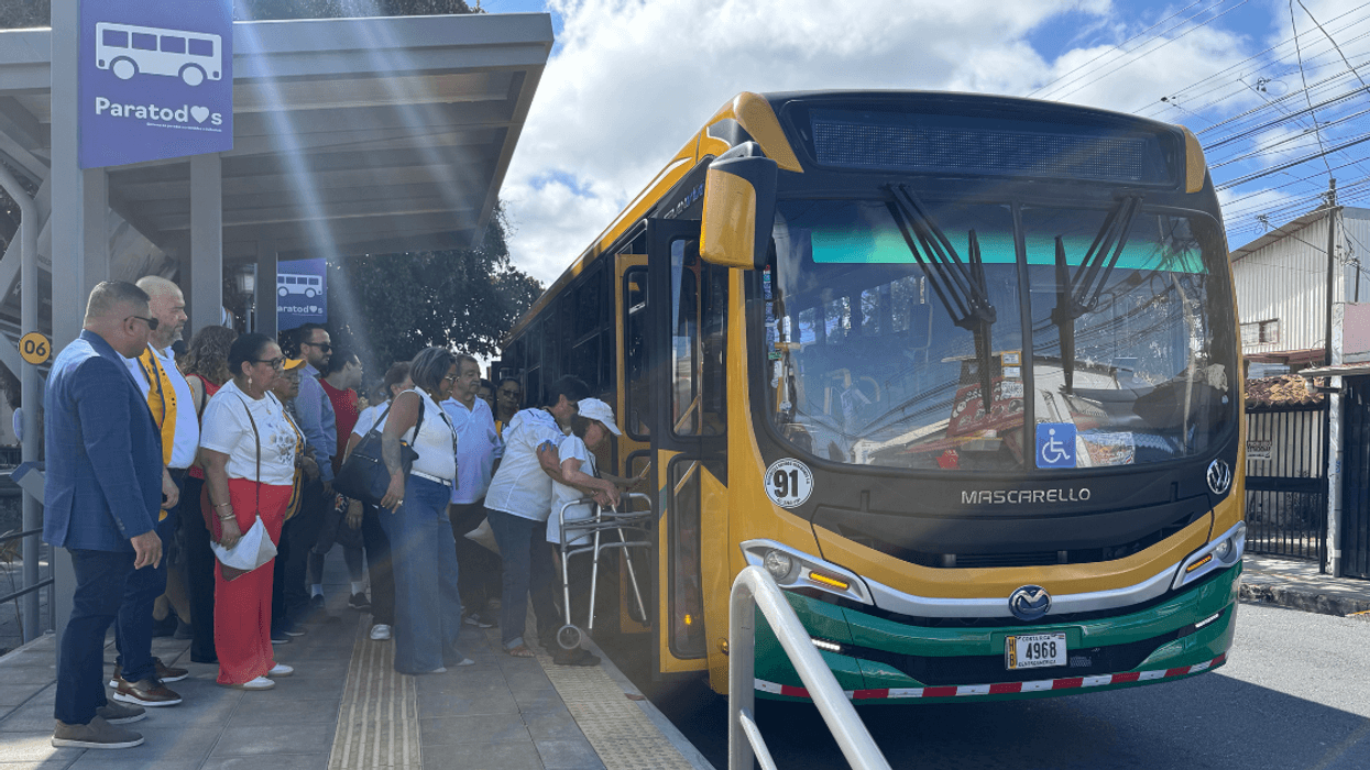 Costa Rica tendrá 37 nuevas paradas de autobús sostenibles e inclusivas