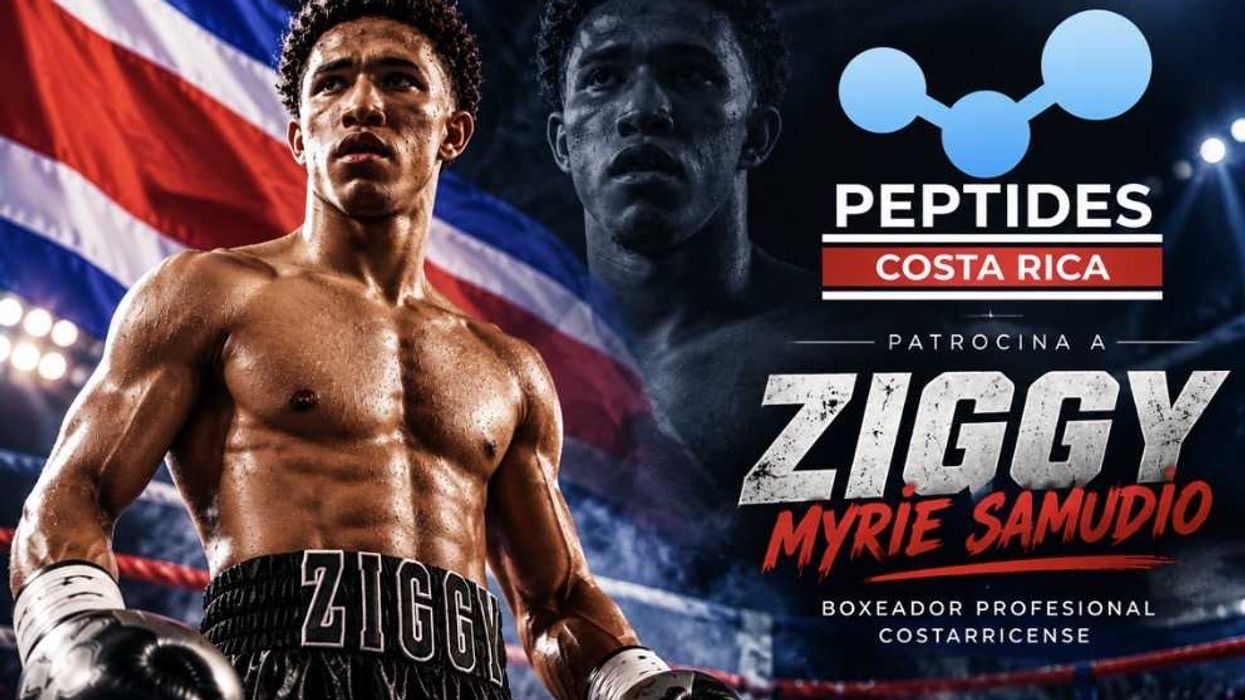 Peptides Costa Rica apuesta por el talento deportivo y firma patrocinio con Ziggy Myrie Samudio