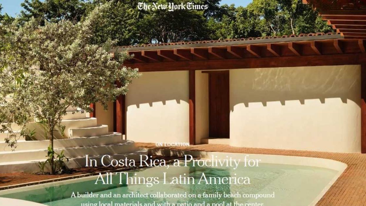 The New York Times destaca casa en Santa Teresa por diseño latinoamericano y materiales locales
