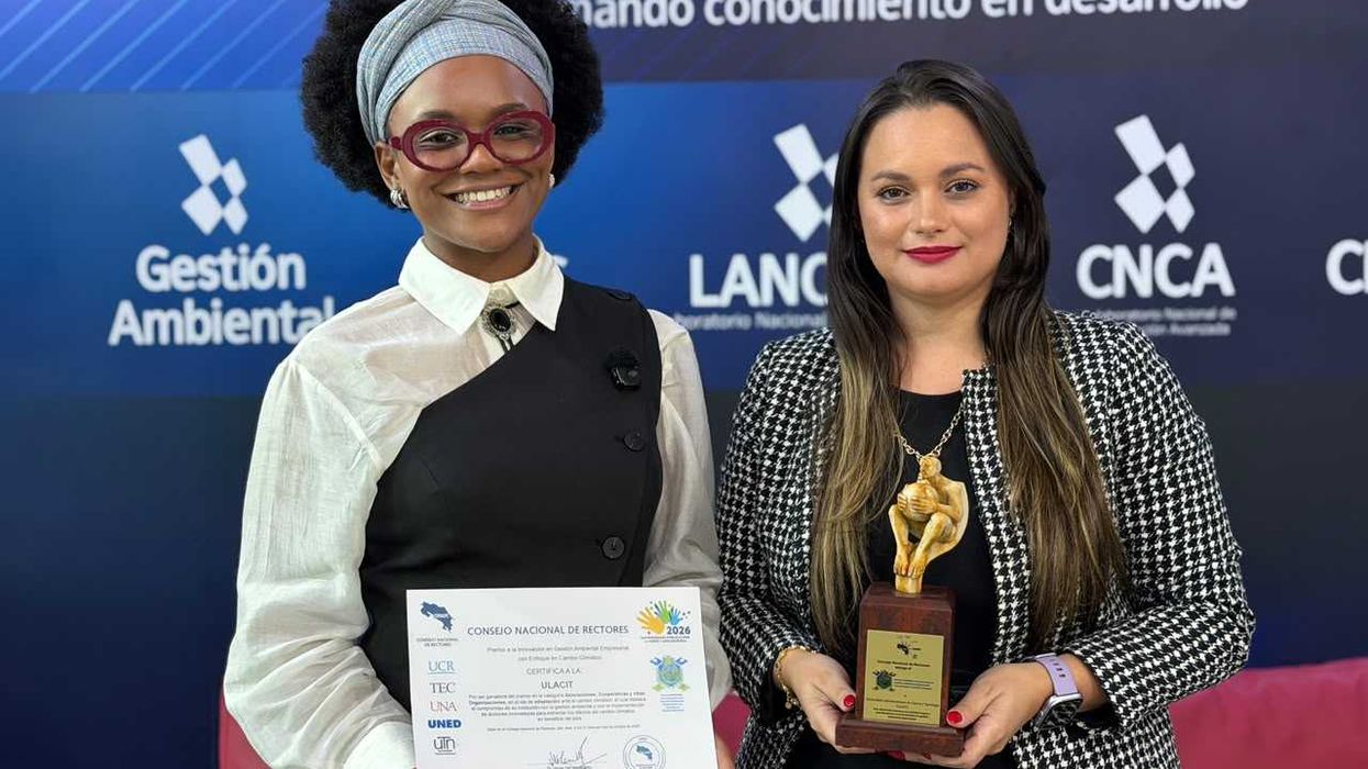 ULACIT gana premio nacional por proyecto de adaptación al cambio climático