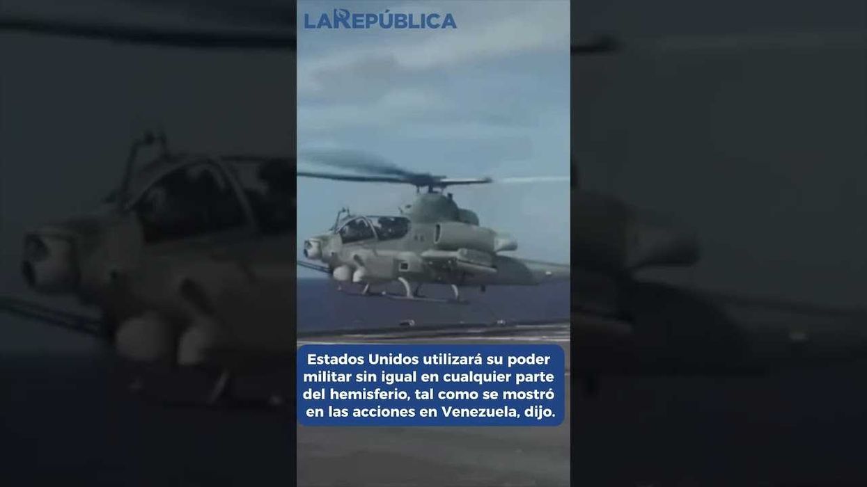 Un poder militar contra las amenazas en Latinoamérica, esto dijo el presidente Trump