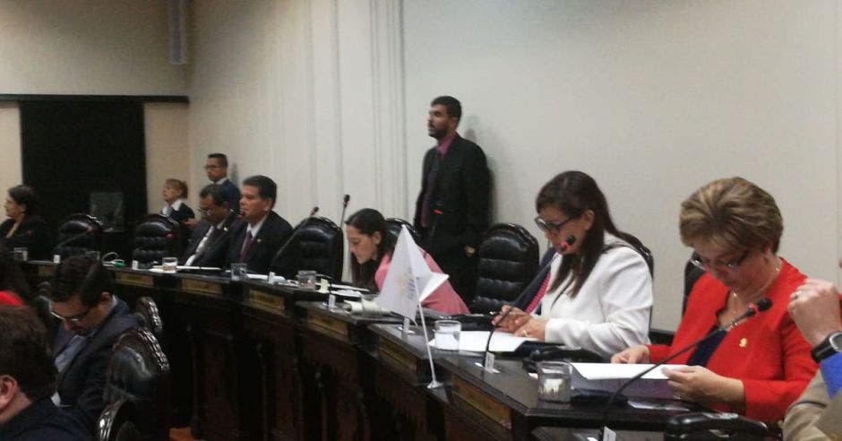 Diputados votando