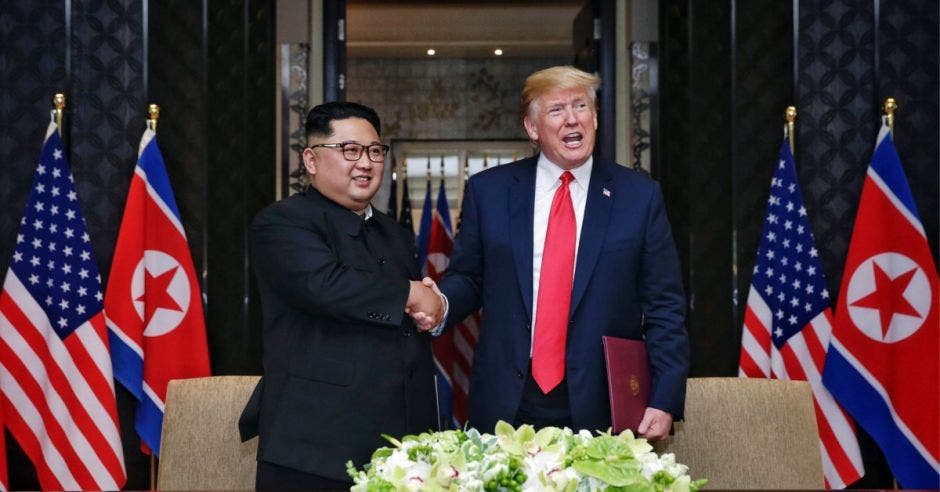 Trump y Kim