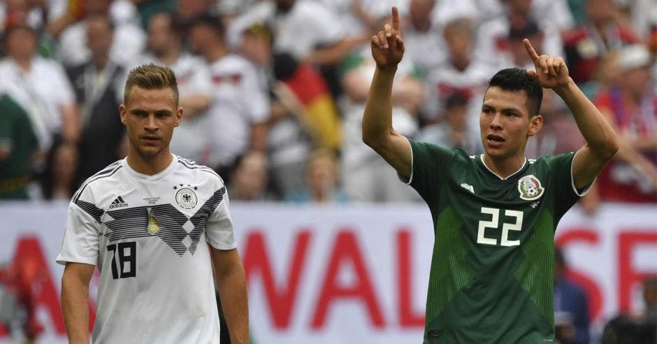 Joshua Kimmich e Hirving Lozano