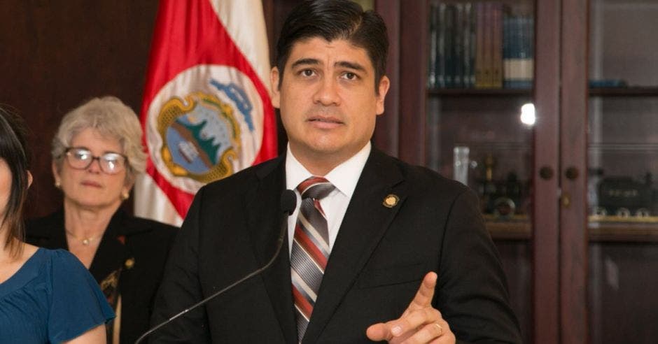 Carlos Alvarado, presidente de la República.