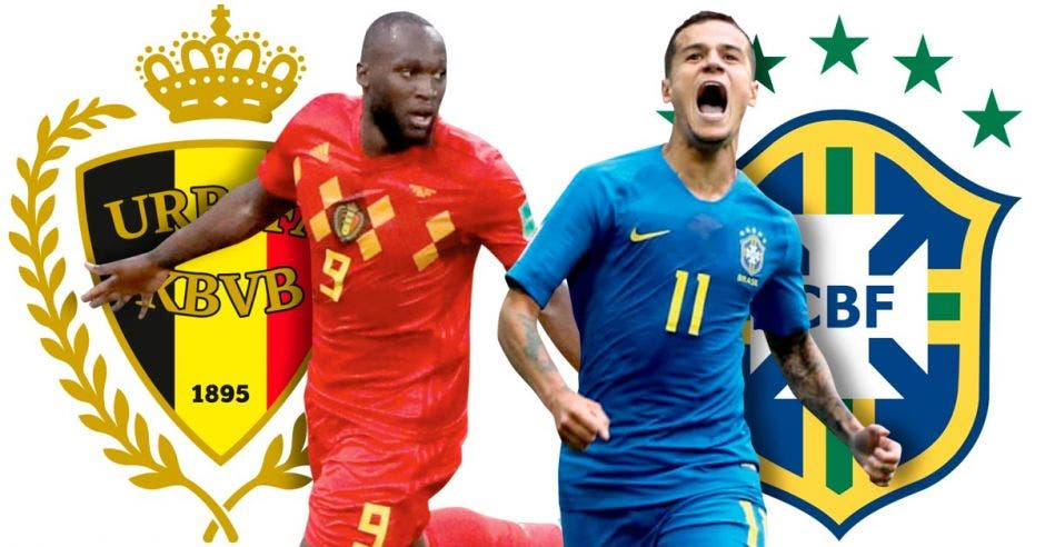 Romelu Lukaku y Phillipe Coutinho son los principales referentes en ataque de Brasil y Bélgica.