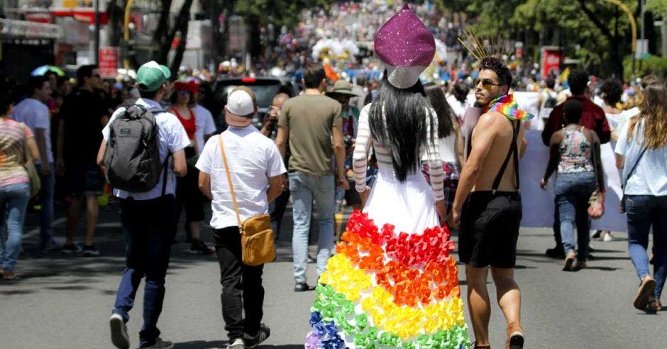 marcha de la diversidad en San José