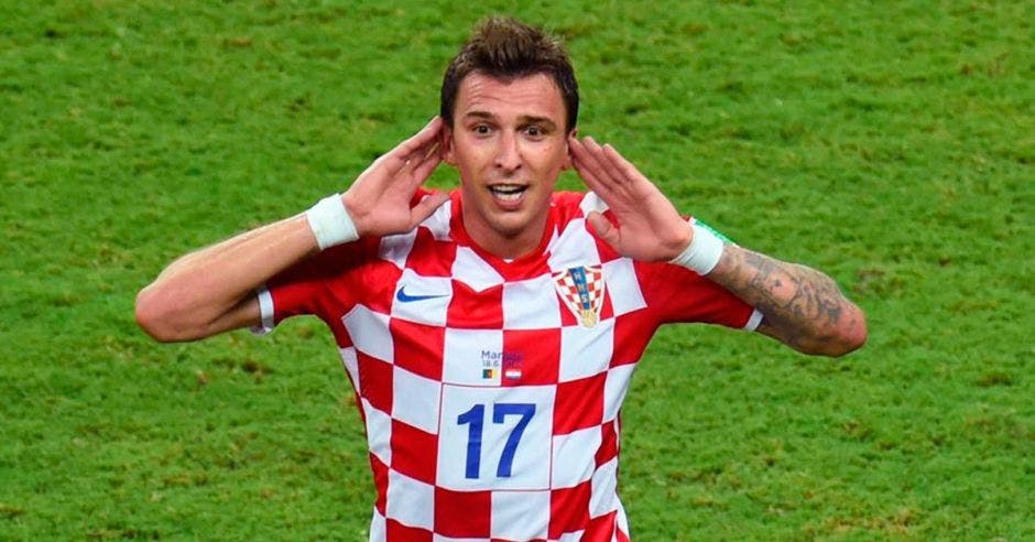 Mario Mandzukic anotó el gol histórico que puso a Croacia en la final.