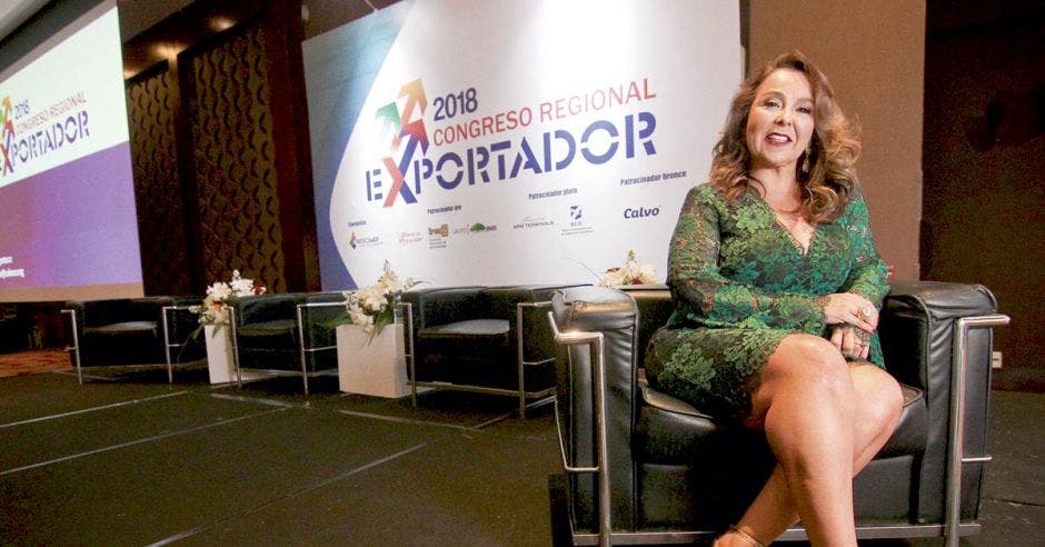 Laura Bonilla, presidenta de la Cámara de Exportadores de Costa Rica.