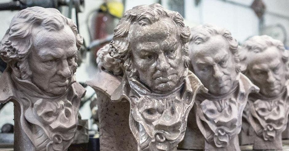 Las estatuillas de los premios Goya