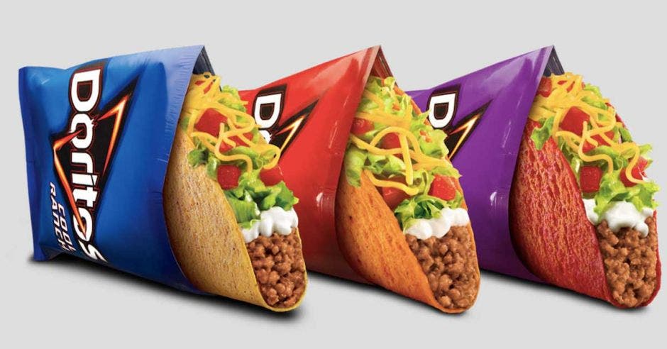 Doritos Locos Tacos en sus tres Sabores