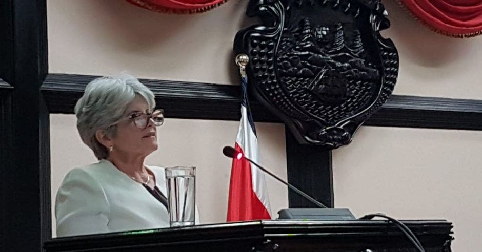 Rocío Aguilar, ministra de Hacienda.