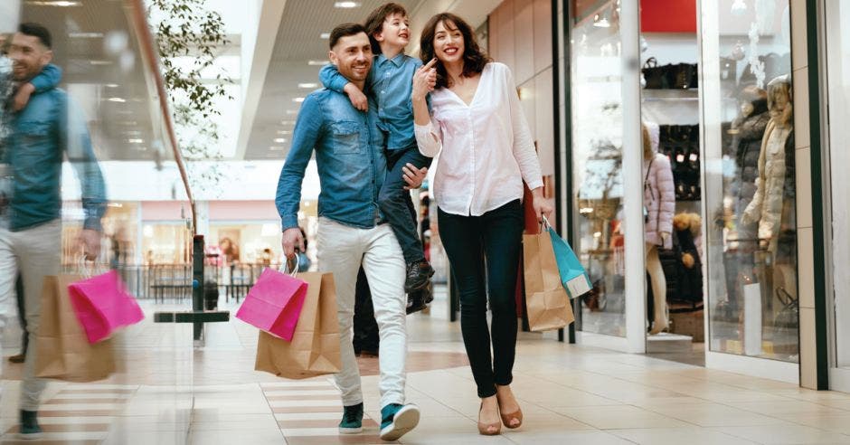 familia de compras