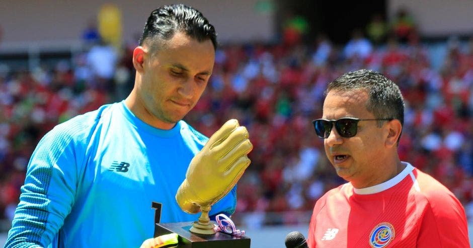 Keylor Navas y Rodolfo Villalobos