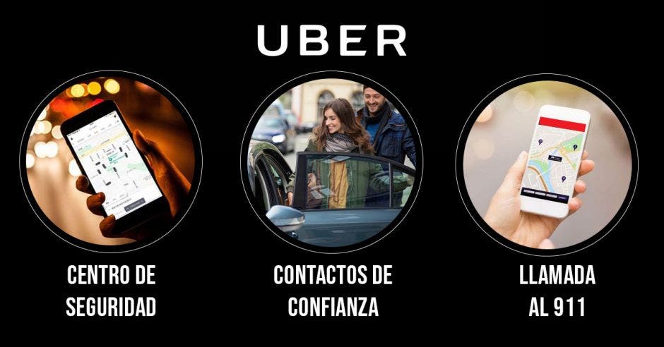 Las tres nuevas aplicaciones de Uber descritas