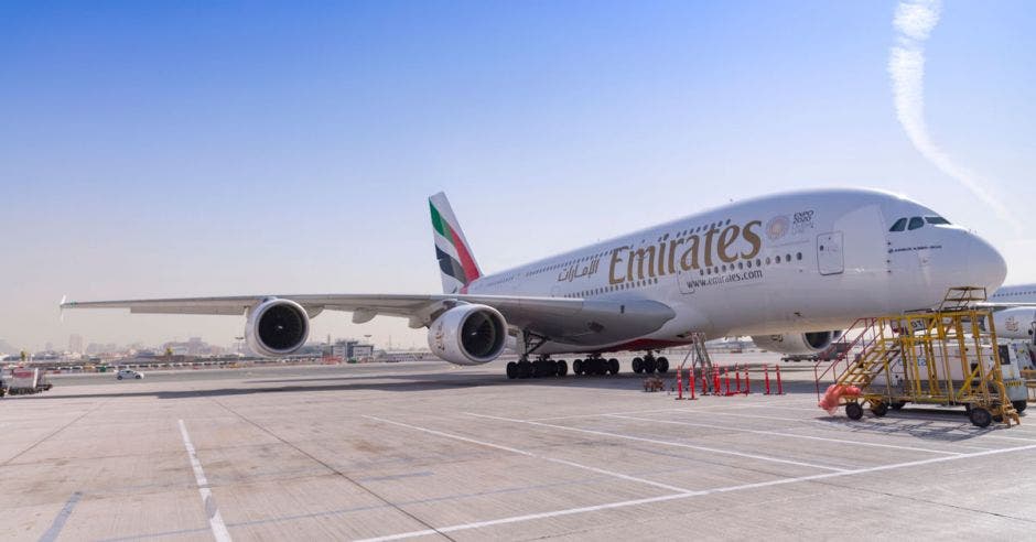 avión de Emirates