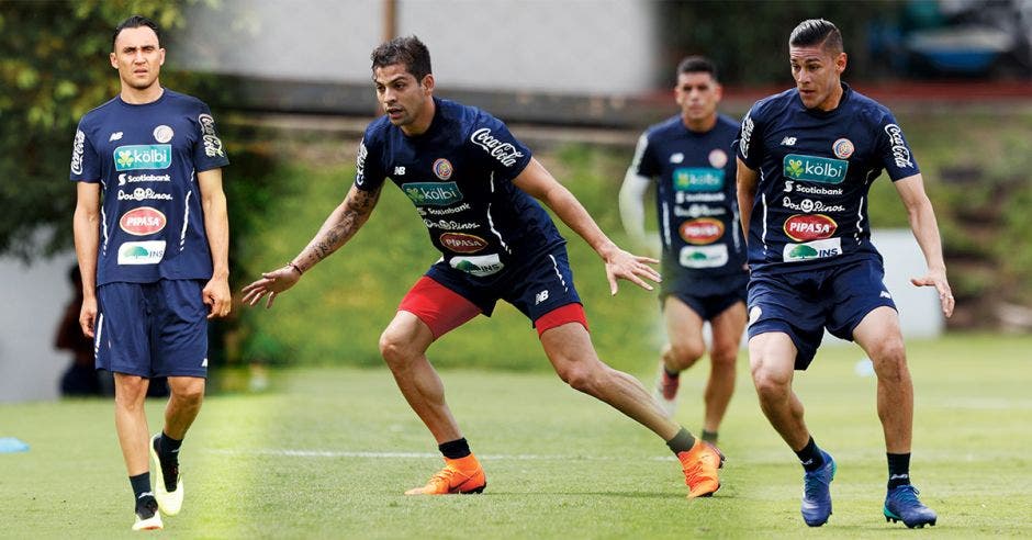 Keylor Navas, Cristian Gamboa y Oscar Duarte apenas tuvieron participación en sus clubes en liga esta temporada.