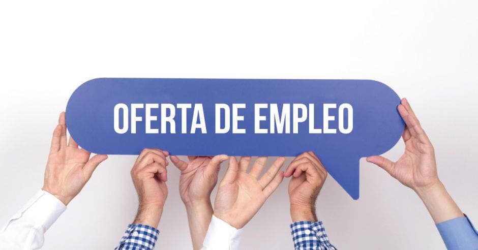 rótulo que dice empleo