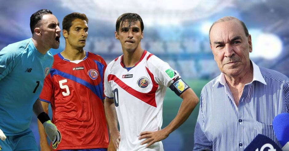 Celso Borges, Keylor Navas y Bryan Ruiz son los capitanes de la Sele y tomarán acciones legales contra Adrián Gutiérrez, expresidente de Comisión de Selecciones. Fedefutbol/La República