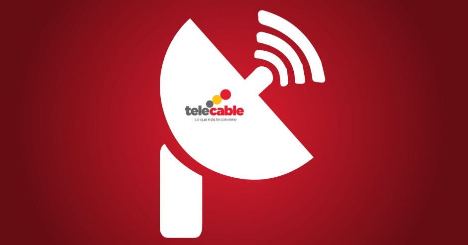 Una antena con el logo de Telecable