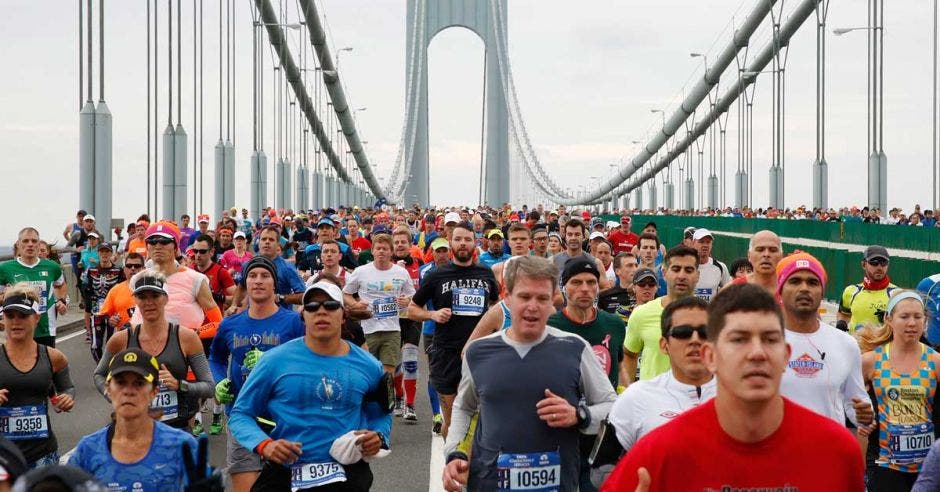 Media Maraton de Brooklyn en Nueva York.