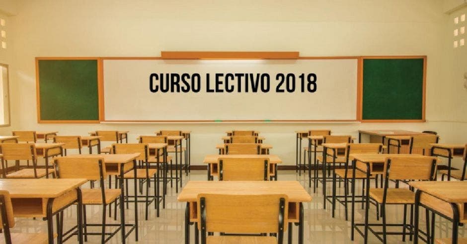 Fin del curso lectivo con aulas vacías