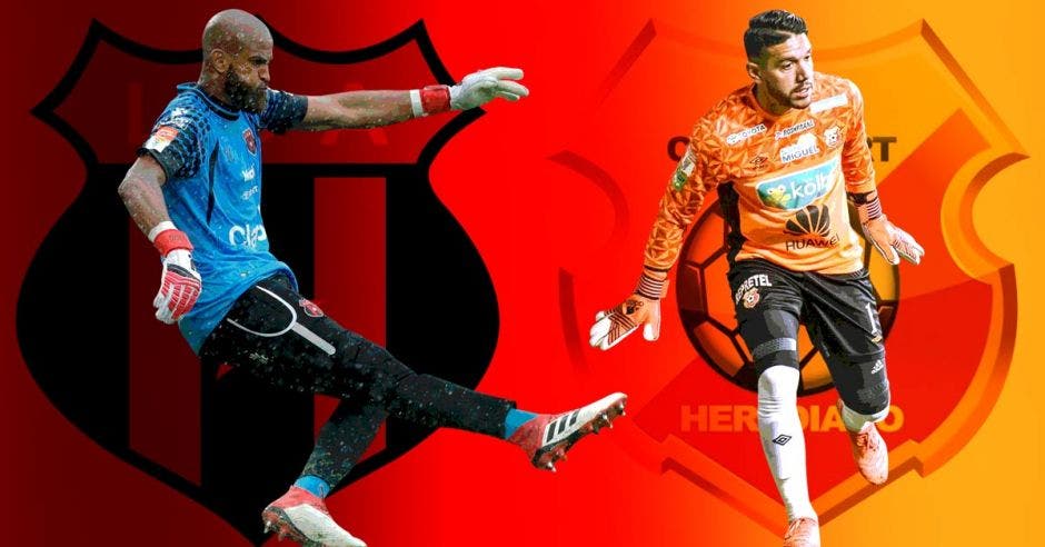 Patrick Pemberton y Leonel Moreira serán decisivos en la final entre la Liga y Herediano. Archivo/La República