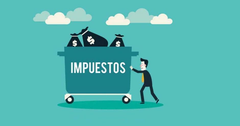 rótulo de impuestos