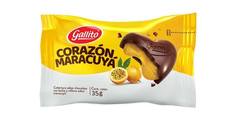 chocolate en forma de corazón