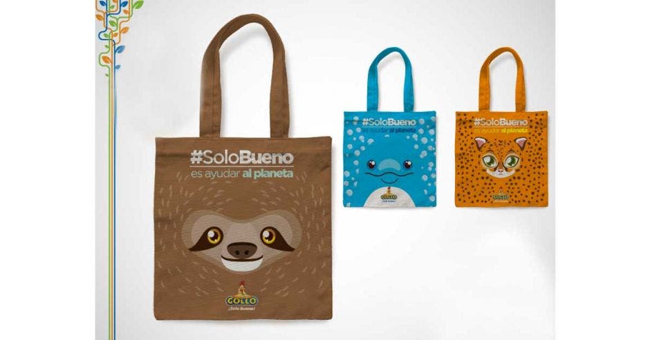 bolsas de tela con diseño de oso perezoso