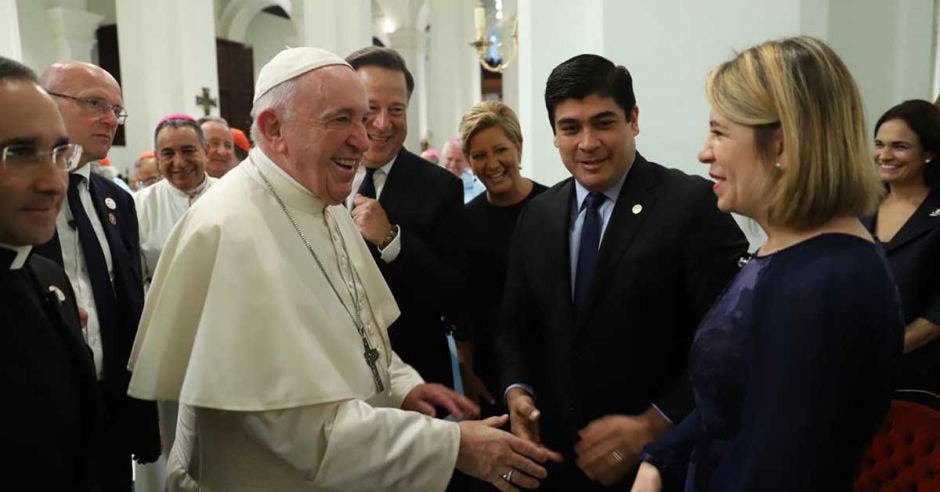 Reunión Papa Francisco y Carlos Alvarado