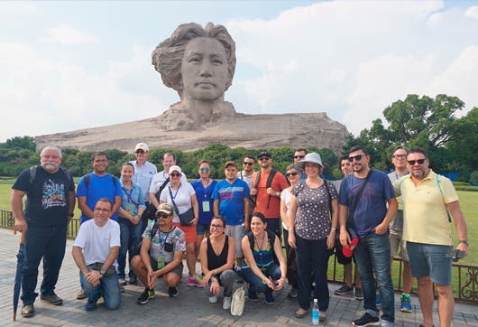 Ticos en Hunan, China tomando parte en el seminario de los nuevos modelos y oportunidades para el desarrollo de la cooperación internacional de la financiación para la construcción de la infraestructura para Costa Rica.