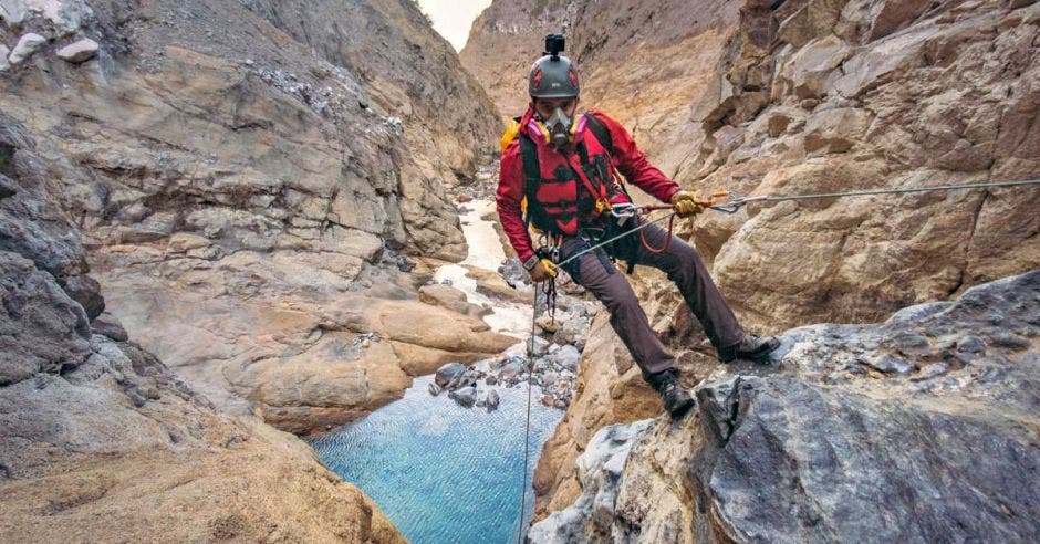 El cañón de Mordor se ubica a dos kilómetros del borde del cráter del volcán Poás. Cortesía The Waterfall Trail/La República