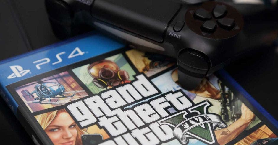 Un disco de "Grand Theft Auto" V