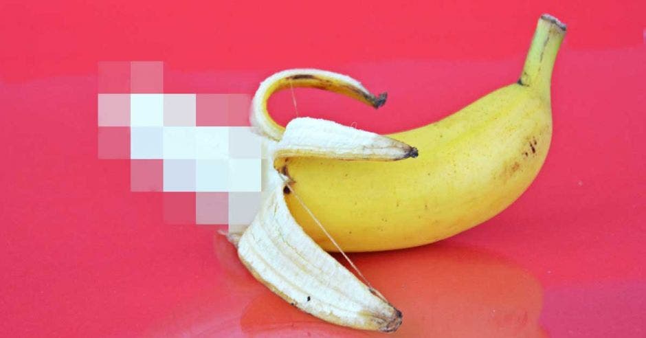 Un banano censurado