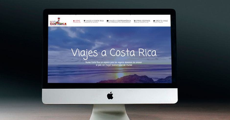 sitio web de Rutas Costa Rica