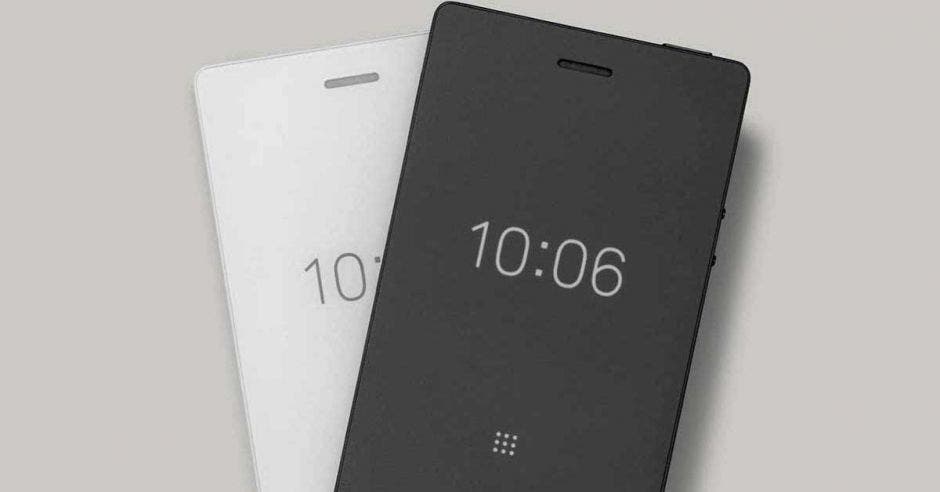 Versiones del Light Phone en blanco y negro