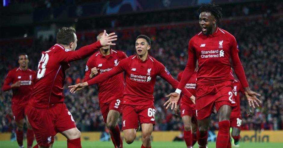 Anfield pesó en la remontada del Liverpool al Barcelona. Liverpool/La República