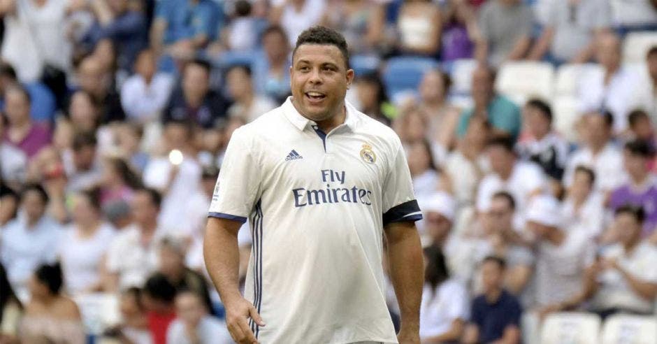 Ronaldo regresó al Santiago Bernabéu en partido amistoso con obesidad. Archivo/La República