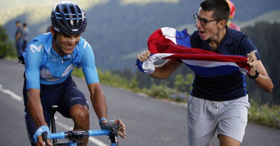 Andrey Amador vuelve a destacar en el ciclismo internacional. Archivo Movistar Team/La República