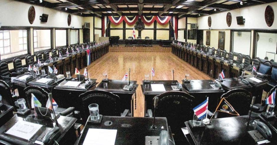 la Asamblea Legislativa vacía