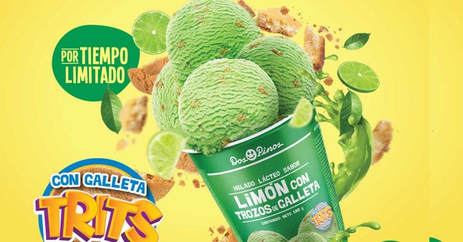 helado de limón